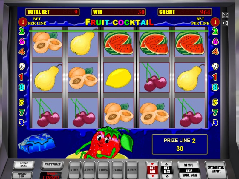 Игровой автомат Fruit Cocktail бесплатно без регистрации